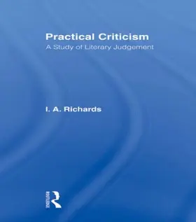 Richards / Constable |  Practical Criticism V 4 | Buch |  Sack Fachmedien
