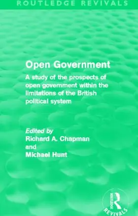 Chapman / Hunt |  Open Government | Buch |  Sack Fachmedien