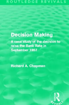 Chapman |  Decision Making | Buch |  Sack Fachmedien