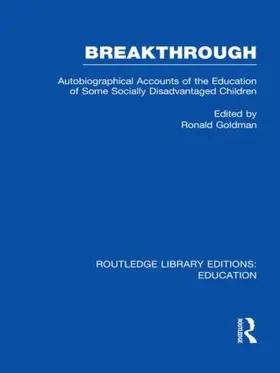 Goldman |  Routledge Library Editions: Education Mini-Set M Special Education and Inclusion | Buch |  Sack Fachmedien