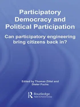 Zittel / Fuchs |  Participatory Democracy and Political Participation | Buch |  Sack Fachmedien