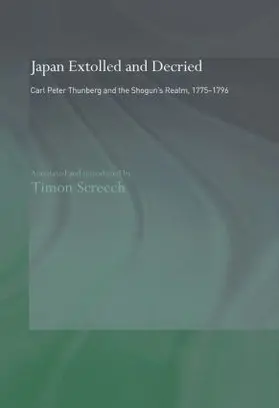 Thunberg / Screech |  Japan Extolled and Decried | Buch |  Sack Fachmedien