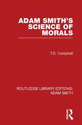 Campbell |  Adam Smith's Science of Morals | Buch |  Sack Fachmedien