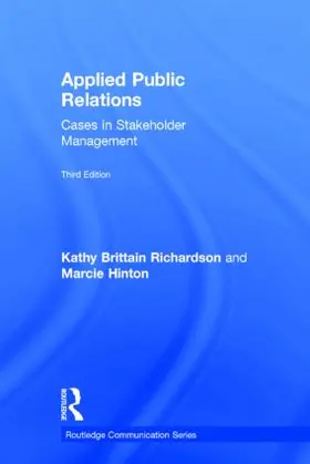 Richardson / Hinton |  Applied Public Relations | Buch |  Sack Fachmedien