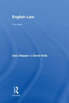 Slapper / Kelly |  English Law | Buch |  Sack Fachmedien