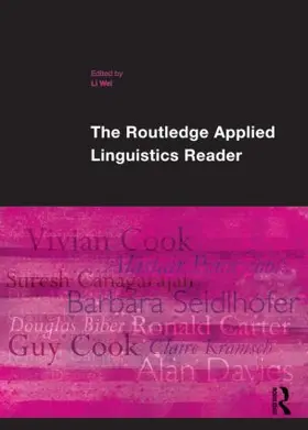 Wei |  The Routledge Applied Linguistics Reader | Buch |  Sack Fachmedien