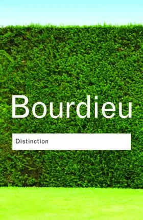 Bourdieu |  Distinction | Buch |  Sack Fachmedien