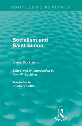 Durkheim | Socialism and Saint-Simon | Buch | 978-0-415-56791-6 | sack.de