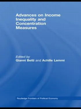 Betti / Lemmi | Advances on Income Inequality and Concentration Measures | Buch | 978-0-415-56947-7 | sack.de