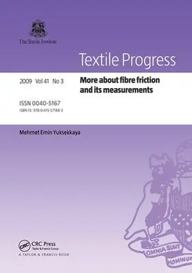 Yuyksekkaya |  More about Fibre Friction and its Measurements | Buch |  Sack Fachmedien