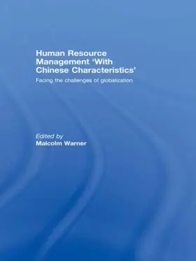 Warner |  Human Resource Management 'with Chinese Characteristics' | Buch |  Sack Fachmedien