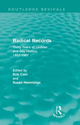 Cant / Hemmings |  Radical Records (Routledge Revivals) | Buch |  Sack Fachmedien