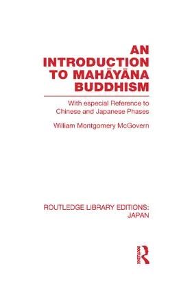 McGovern |  An Introduction to Mah¿y¿na Buddhism | Buch |  Sack Fachmedien