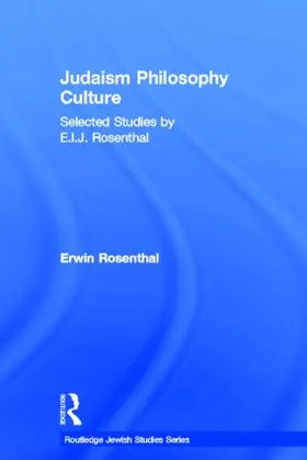 Rosenthal |  Judaism, Philosophy, Culture | Buch |  Sack Fachmedien