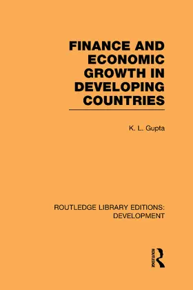 Gupta |  Finance and Economic Growth in Developing Countries | Buch |  Sack Fachmedien