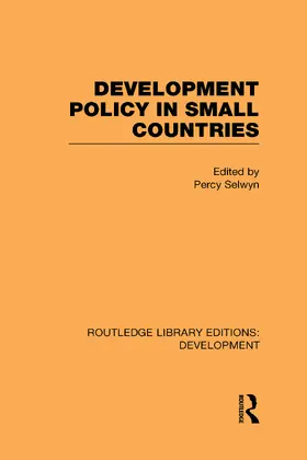 Selwyn |  Development Policy in Small Countries | Buch |  Sack Fachmedien