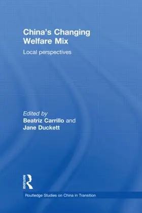 Carrillo / Duckett |  China's Changing Welfare Mix | Buch |  Sack Fachmedien