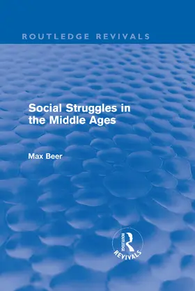Beer |  Social Struggles in the Middle Ages | Buch |  Sack Fachmedien