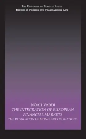 Vardi |  The Integration of European Financial Markets | Buch |  Sack Fachmedien