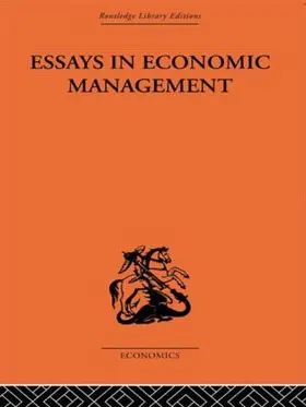 Cairncross |  Essays in Economic Management | Buch |  Sack Fachmedien