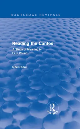 Stock |  Reading the Cantos | Buch |  Sack Fachmedien