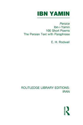 Rodwell |  Routledge Library Editions: Iran Mini-Set B: Literature, Linguistics & Cultural Studies | Buch |  Sack Fachmedien