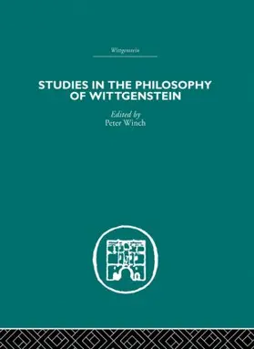 Winch |  Studies in the Philosophy of Wittgenstein | Buch |  Sack Fachmedien
