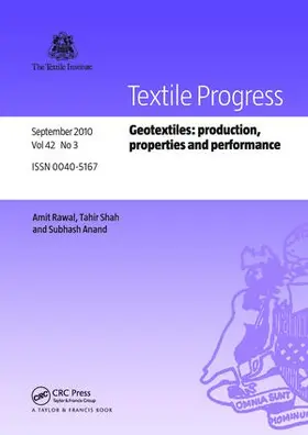 Rawal / Shah / Anand |  Geotextiles | Buch |  Sack Fachmedien