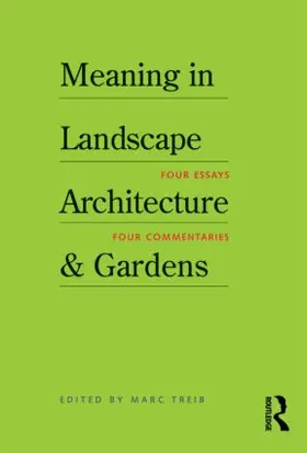 Treib | Meaning in Landscape Architecture and Gardens | Buch | 978-0-415-61725-3 | sack.de