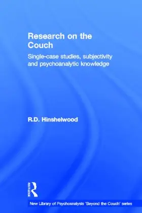 Hinshelwood |  Research on the Couch | Buch |  Sack Fachmedien