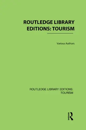 Various |  Routledge Library Editions: Tourism | Buch |  Sack Fachmedien