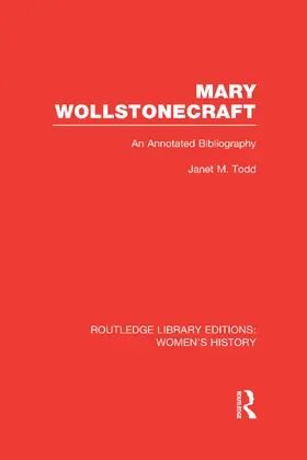 Todd |  Mary Wollstonecraft | Buch |  Sack Fachmedien