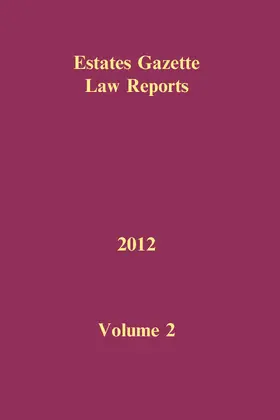 Marshall |  EGLR 2012 Volume 2 | Buch |  Sack Fachmedien