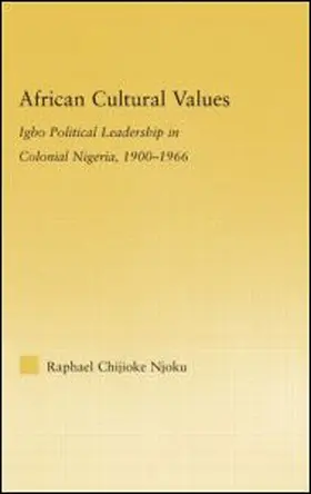 Njoku |  African Cultural Values | Buch |  Sack Fachmedien