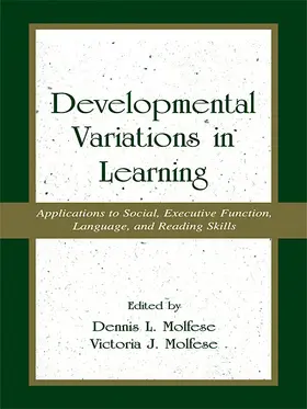 Molfese | Developmental Variations in Learning | Buch | 978-0-415-64906-3 | sack.de