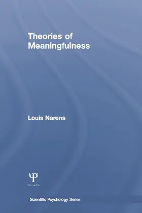 Narens |  Theories of Meaningfulness | Buch |  Sack Fachmedien