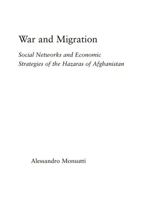 Monsutti | War and Migration | Buch | 978-0-415-65478-4 | www2.sack.de