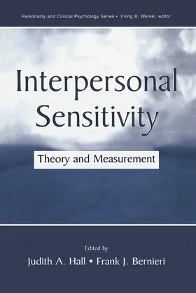 Hall / Bernieri | Interpersonal Sensitivity | Buch | 978-0-415-65528-6 | www2.sack.de