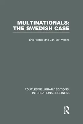 Hornell / Vahlne |  Multinationals: The Swedish Case (RLE International Business) | Buch |  Sack Fachmedien