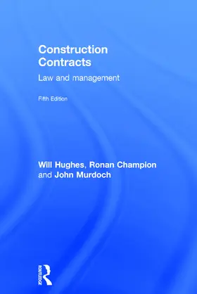 Hughes / Champion / Murdoch |  Construction Contracts | Buch |  Sack Fachmedien