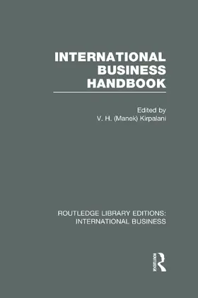Kirpalani |  International Business Handbook (RLE International Business) | Buch |  Sack Fachmedien