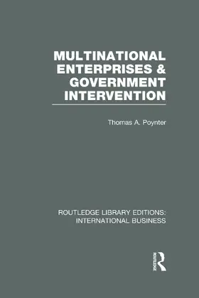 Poynter |  Multinational Enterprises and Government Intervention (RLE International Business) | Buch |  Sack Fachmedien