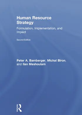 Bamberger / Biron / Boon |  Human Resource Strategy | Buch |  Sack Fachmedien