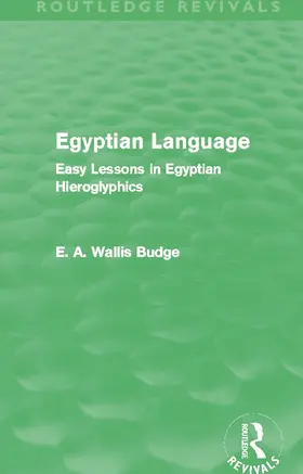 Budge |  Egyptian Language | Buch |  Sack Fachmedien