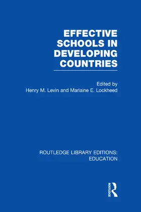 Levin / Lockheed |  Effective Schools in Developing Countries | Buch |  Sack Fachmedien