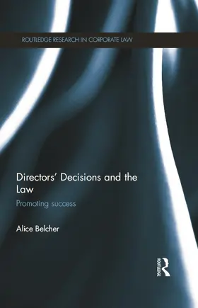 Belcher |  Directors' Decisions and the Law | Buch |  Sack Fachmedien