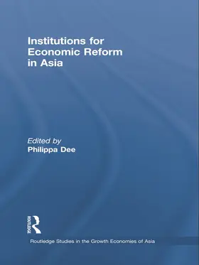 Dee |  Institutions for Economic Reform in Asia | Buch |  Sack Fachmedien