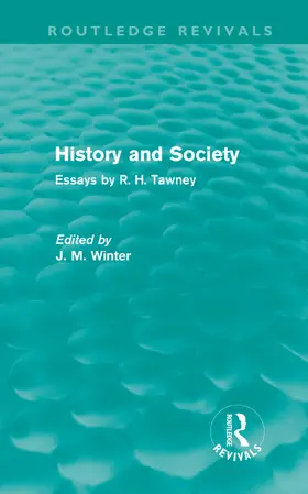 Tawney / Winter |  History and Society | Buch |  Sack Fachmedien