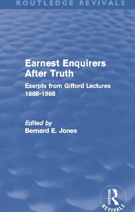 Jones | Earnest Enquirers After Truth (Routledge Revivals) | Buch | 978-0-415-69496-4 | www2.sack.de