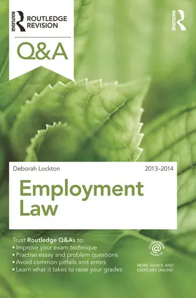 Lockton |  Q&A Employment Law 2013-2014 | Buch |  Sack Fachmedien